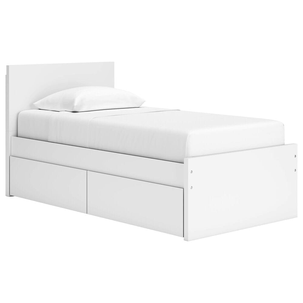 Ashley Onita Twin Storage Bed in White, , large