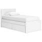 Ashley Onita Twin Storage Bed in White, , large