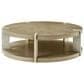 Theodore Alexander Catalina Round Cocktail Table in Dune and Mineral, , large