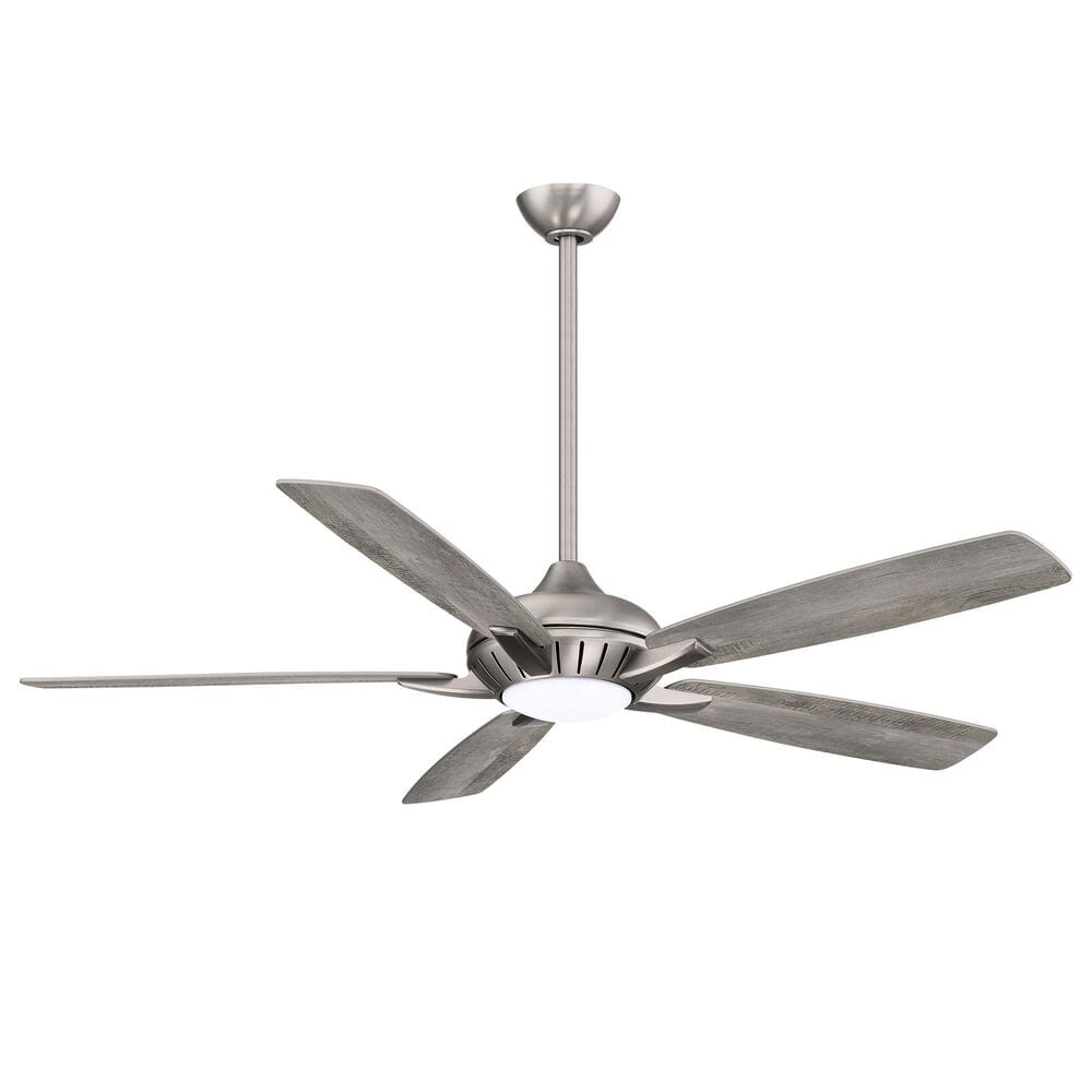 Minka-Aire Dyno XL 60" Smart Ceiling Fan with LED Light in Burnished Nickel, , large
