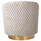 Safavieh Clara Swivel Tub Chair in Pale Taupe, , large