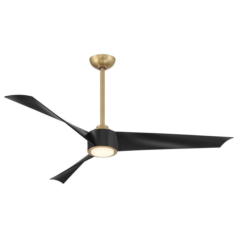 Minka-Aire Pike 56" LED Ceiling Fan in Legacy Brass, , large