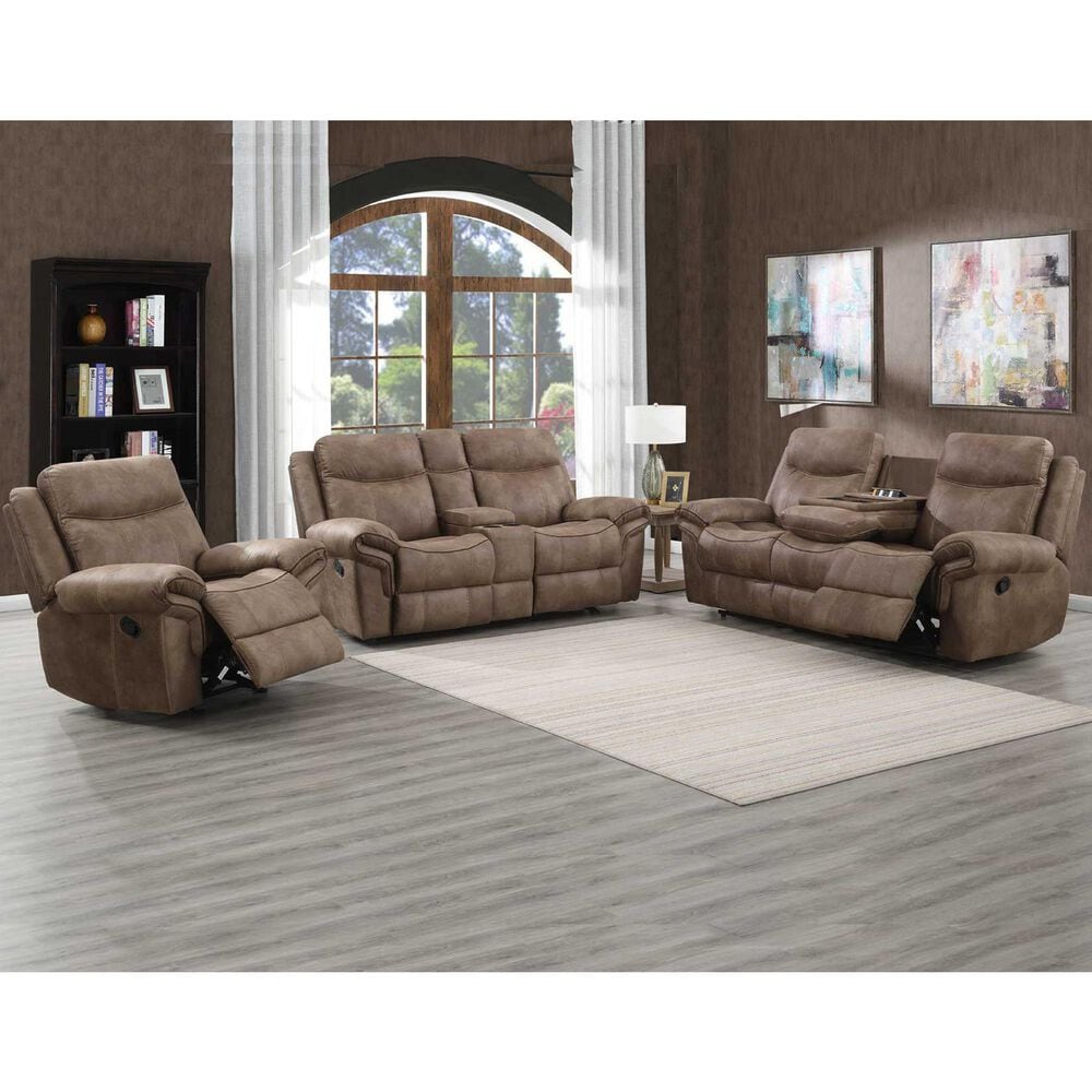 Steve Silver Nashville Manual Glider Recliner in Cocoa, , large