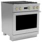 Monogram 30" Dual-Fuel Professional Range with 4 Burners in Stainless Steel, , large