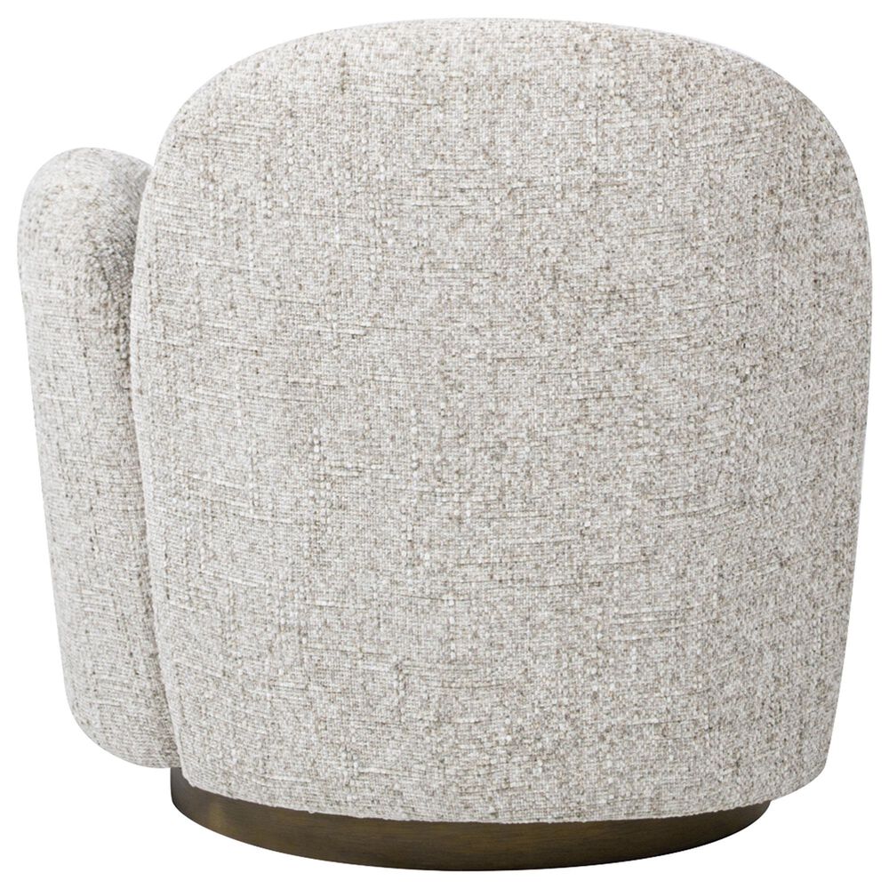 Jennifer Taylor Home Duo Right Arm Facing Swivel Accent Chair in Multi-Greige Beige, , large