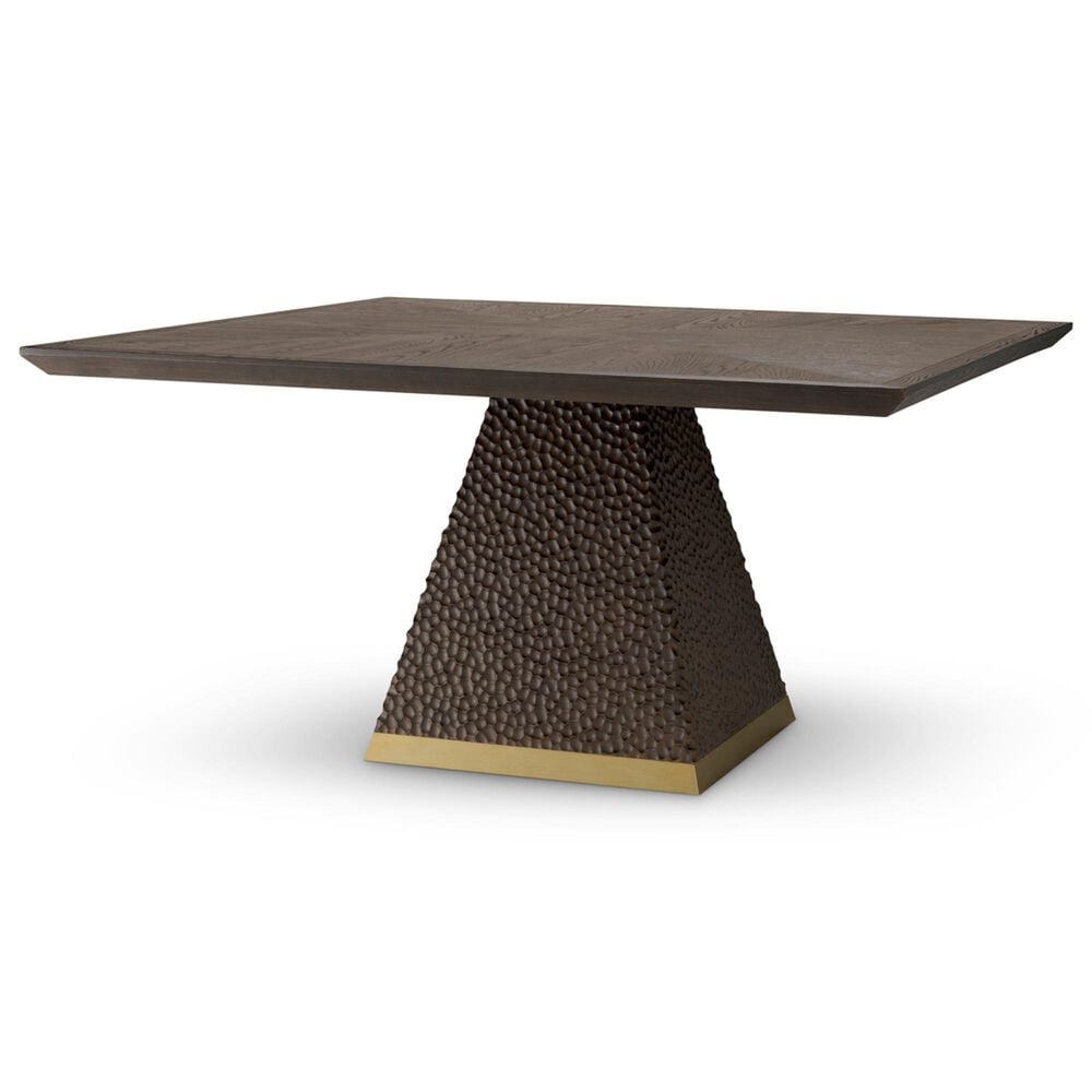 Eichholtz Rexton Ebony Oak Veneer Dining Table, , large