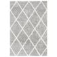 Safavieh Parma Shag PMA515G 4" x 6" Grey and Cream Area Rug, , large