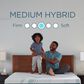 Tempur-Pedic Adapt 2.0 Medium Hybrid Split King Mattress with High Profile Box Springs, , large