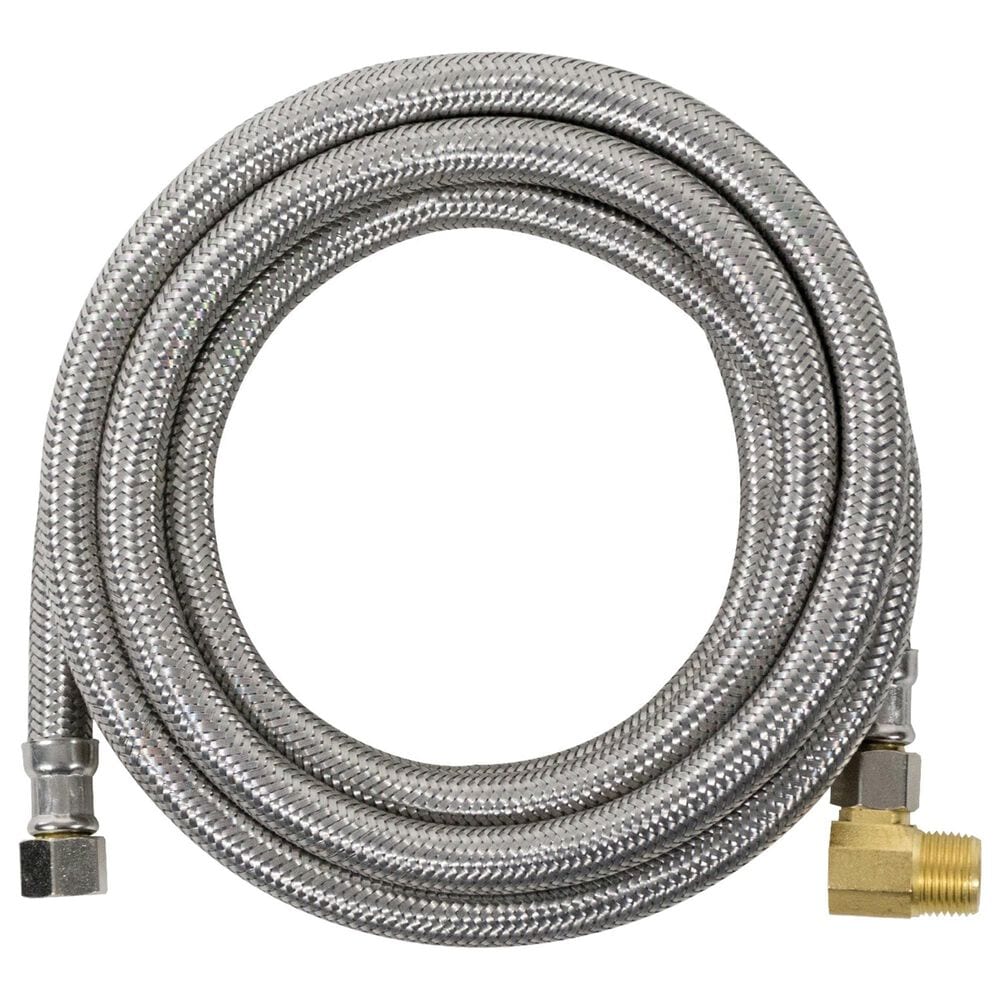 Petra Industries Inc Braided Stainless Steel Dishwasher Connector with Elbow, 8ft, , large