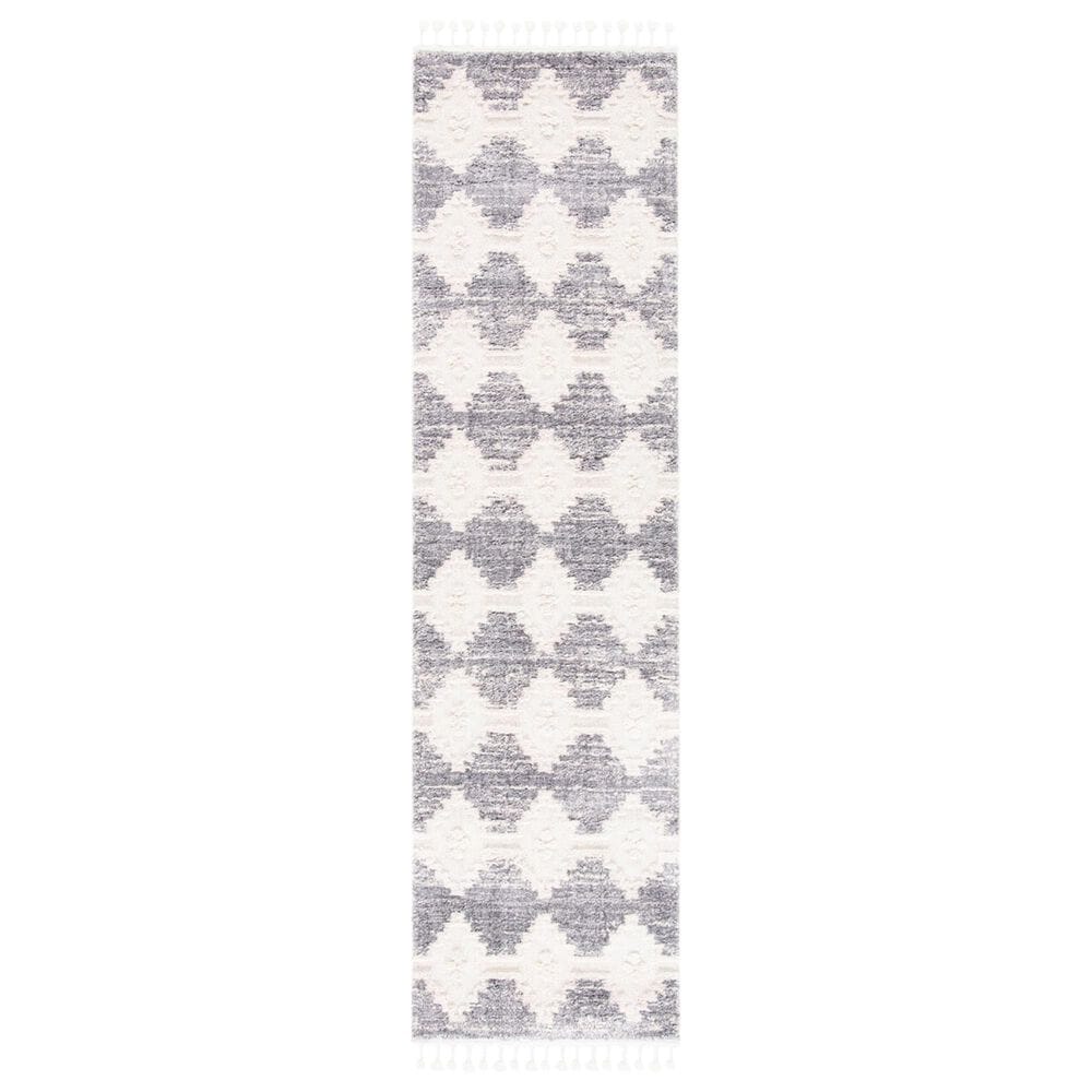 Safavieh Marrakesh MRK530 2"2" x 6" Ivory and Grey Runner, , large