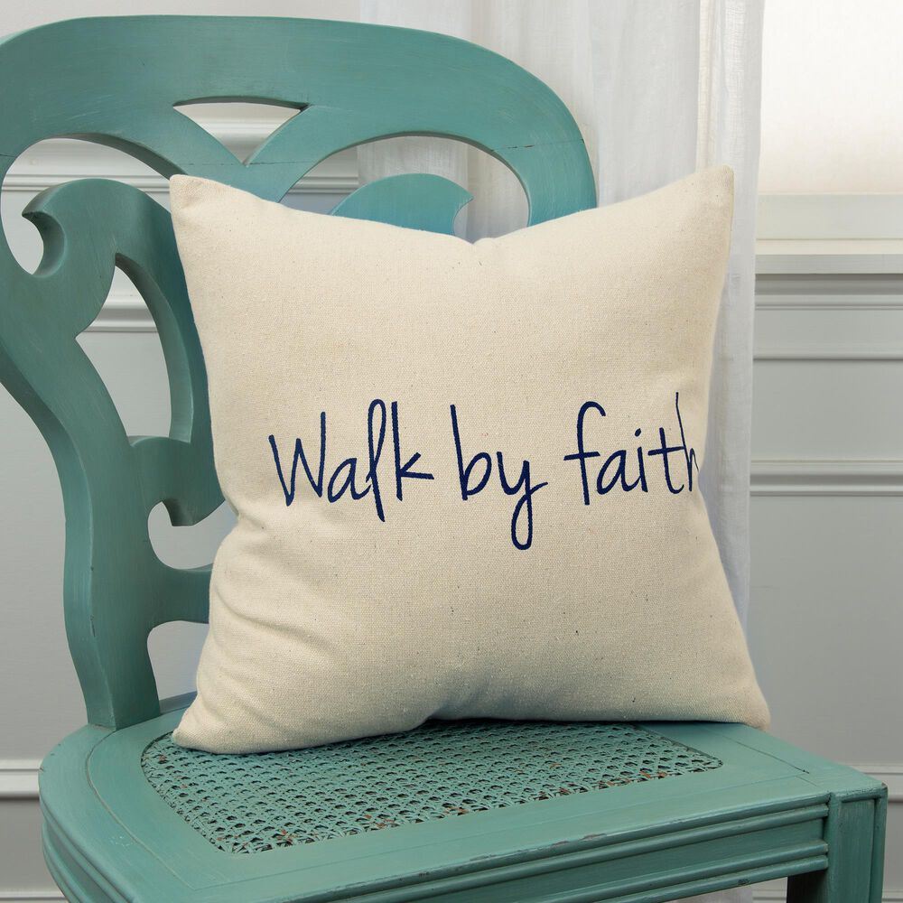 Rizzy Home Sentiment 20" Pillow Cover in Natural, , large