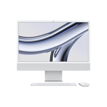 Apple 24-inch iMac with Retina 4.5K display: Apple M3 chip with 8 core CPU and 10 core GPU, 512GB SSD - Silver, , large