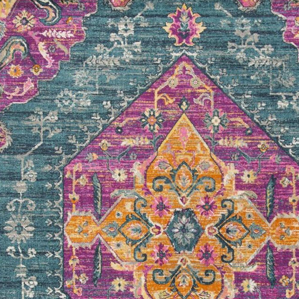 Safavieh Madison MAD119C 2&#39;3&quot; x 12&#39; Blue and Fuchsia Runner, , large