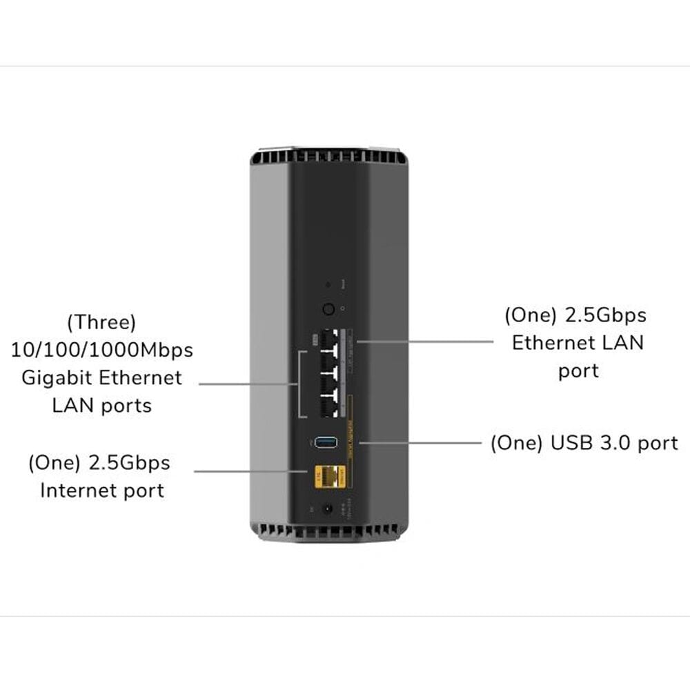 NETGEAR Nighthawk RS500 Wi-Fi 7 Tri-Band Router in Black, , large