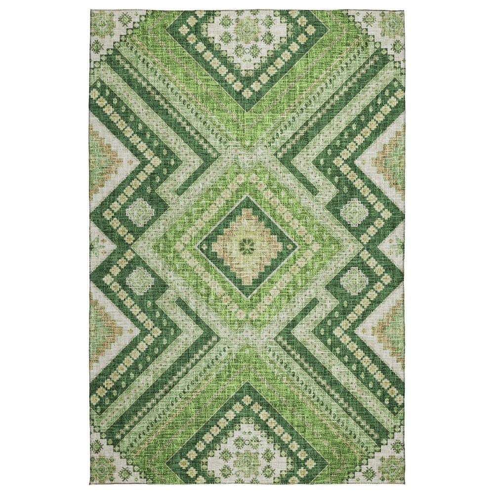 Dalyn Rug Company Portico PO5 Green 3" x 5" Area Rug, , large