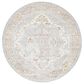 Safavieh Aria 6"7" Round Beige and Gray Area Rug, , large