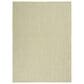 Nourison Courtyard Ivory and Green 5" x 7" Indoor/Outdoor Area Rug, , large