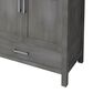 Lexora Home Jacques 80" Double Bathroom Vanity in Distressed Grey with 2 cm White Carrara Marble Top and Rectangular Sinks, , large
