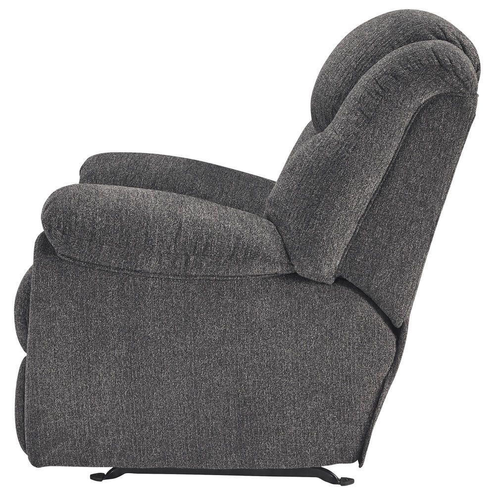 Ashley Foreside Manual Rocker Recliner in Charcoal, , large