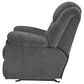 Ashley Foreside Manual Rocker Recliner in Charcoal, , large