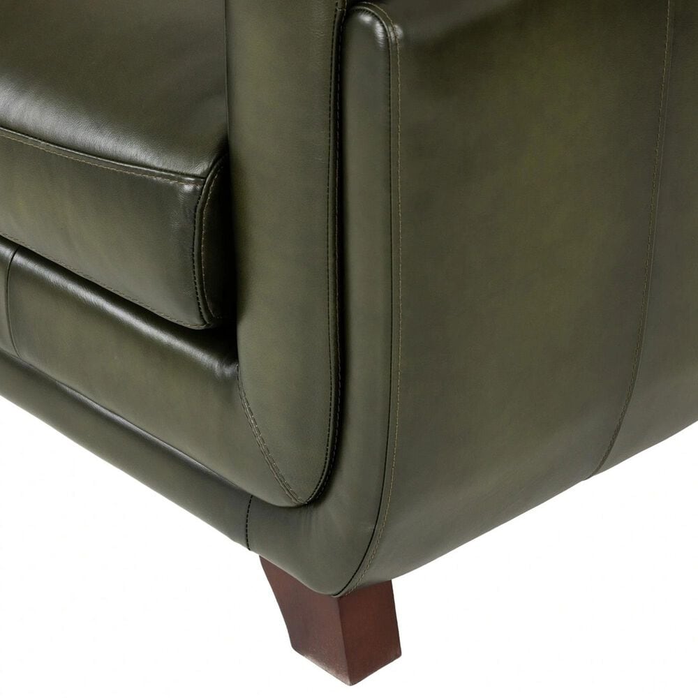 Hydeline Fremont Leather Accent Chair in Forrest (Set of 2), , large