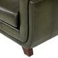Hydeline Fremont Leather Accent Chair in Forrest (Set of 2), , large
