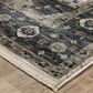 Oriental Weavers Eliana Blue and Brown 3"3" x 5" Area Rug, , large