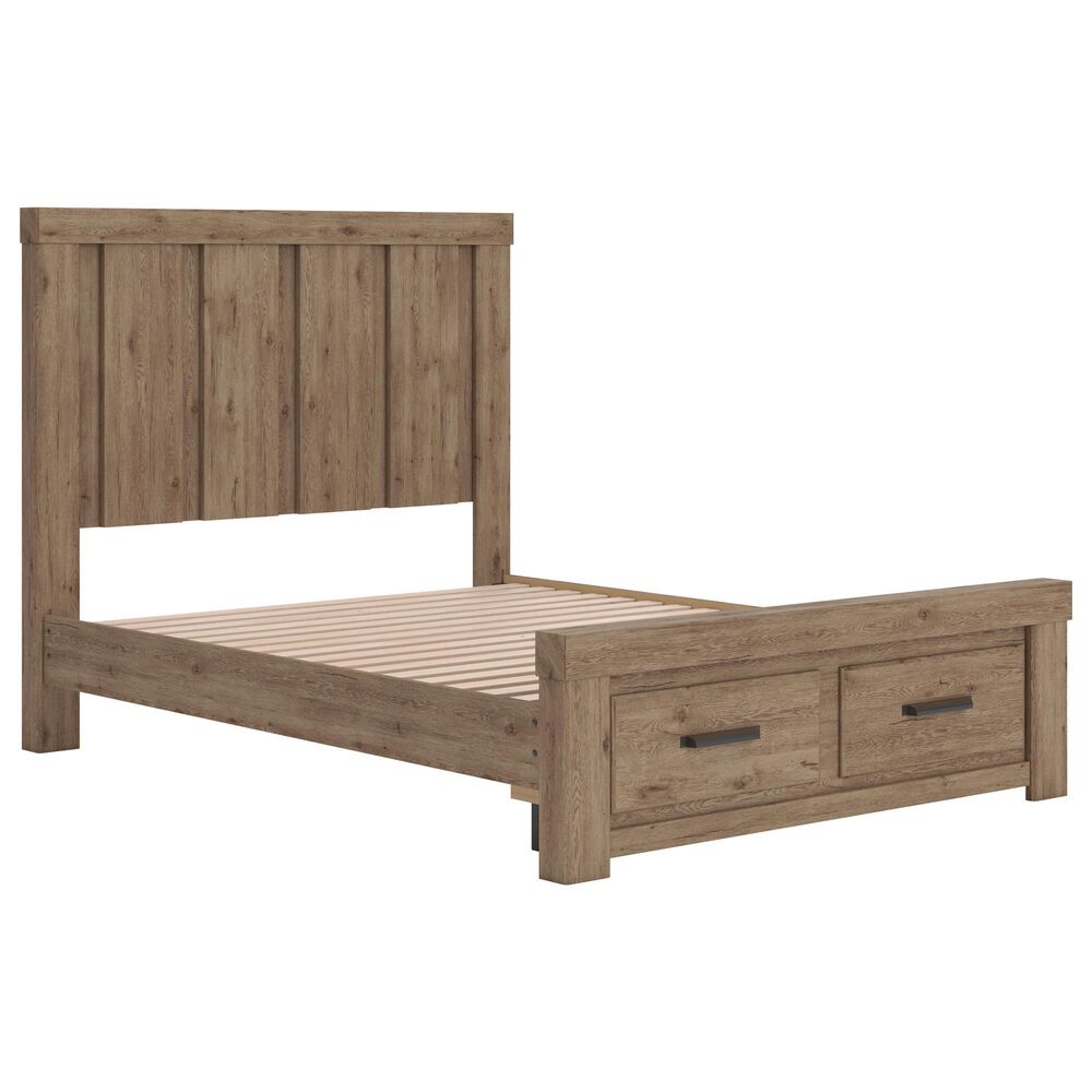 Ashley QUEEN PANEL STORAGE BED WITH DRESSER, CHEST, AND TWO NIGHTSTANDS, , large