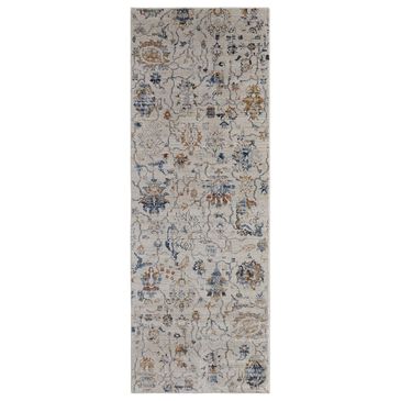 Feizy Kaia 3" x 8" Ivory and Multicolor Runner, , large