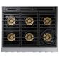 Dacor 36" Professional Gas Range in Silver Stainless Steel, , large