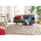 Safavieh Micro-Loop MLP351F 5" x 8" Gray and Blue Area Rug, , large
