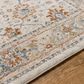 Surya Tuscany TUS-2330 Brown, Cream, Light Beige, Blue, Bright Yellow and Dusty Coral 12" x 15" Area Rug, , large