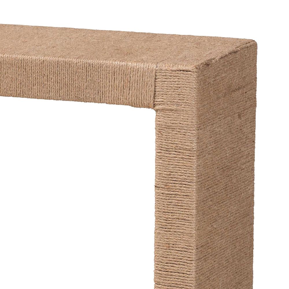 Baxton Studio Adonica End Table in Natural Brown, , large