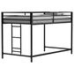 Hearth and Haven Adam Twin Loft Bunk Bed in Black, , large