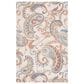 Safavieh Micro-Loop MLP478P 3" x 5" Ivory and Rust Area Rug, , large