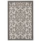 Nourison Aloha 2"8" x 4" Grey and Charcoal Indoor/Outdoor Area Rug, , large