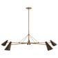 Troy Lighting Andersen 5-Light Chandelier in Patina Brass and Bronze, , large
