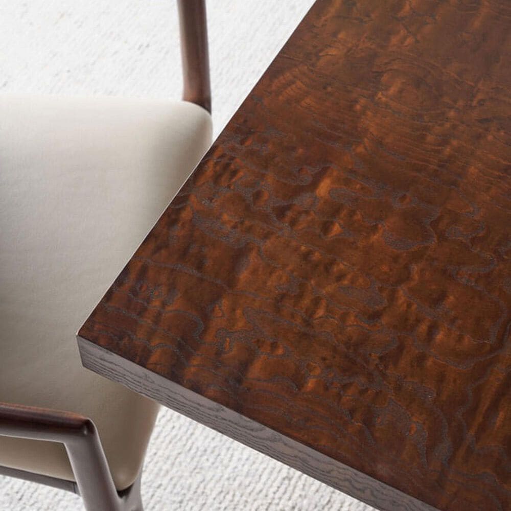 Theodore Alexander Kesden Dining Table in Pyramid Brown - Table Only, , large