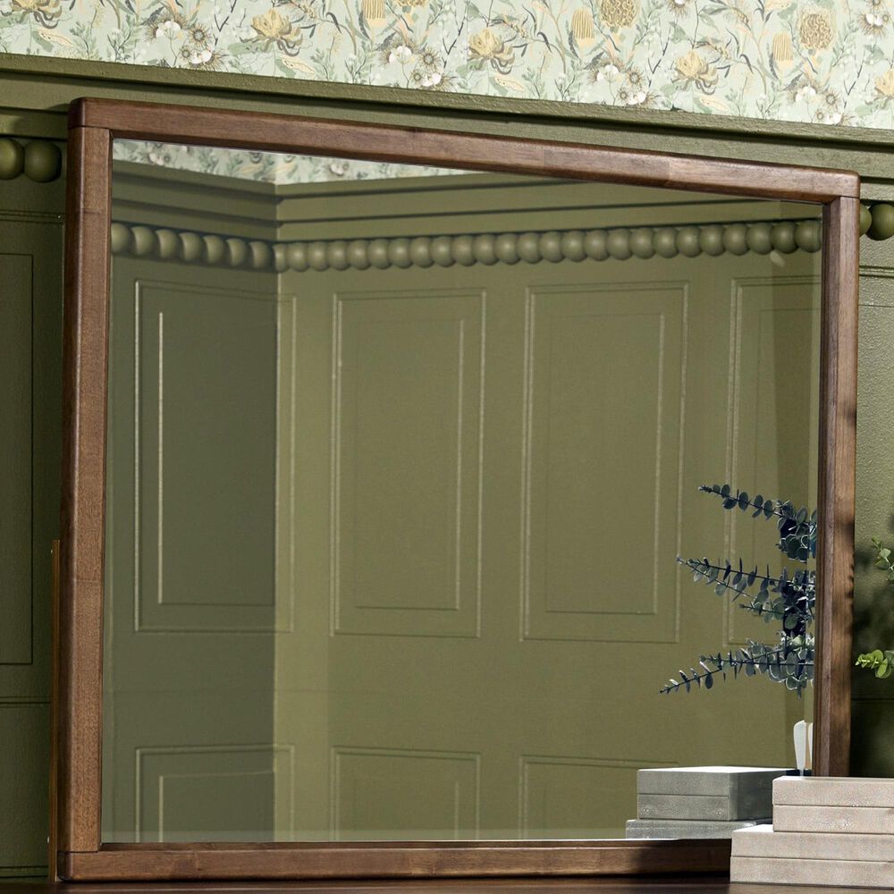 Urban Home Langley 6-Drawer Dresser and Mirror in Autumn Forest, , large