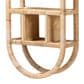 Baxton Studio Labonita 42" Arched Wall Shelf in Natural Brown, , large