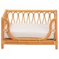 Baxton Studio Kierra Rattan Pet Bed with Removable Cushion in Honey, , large