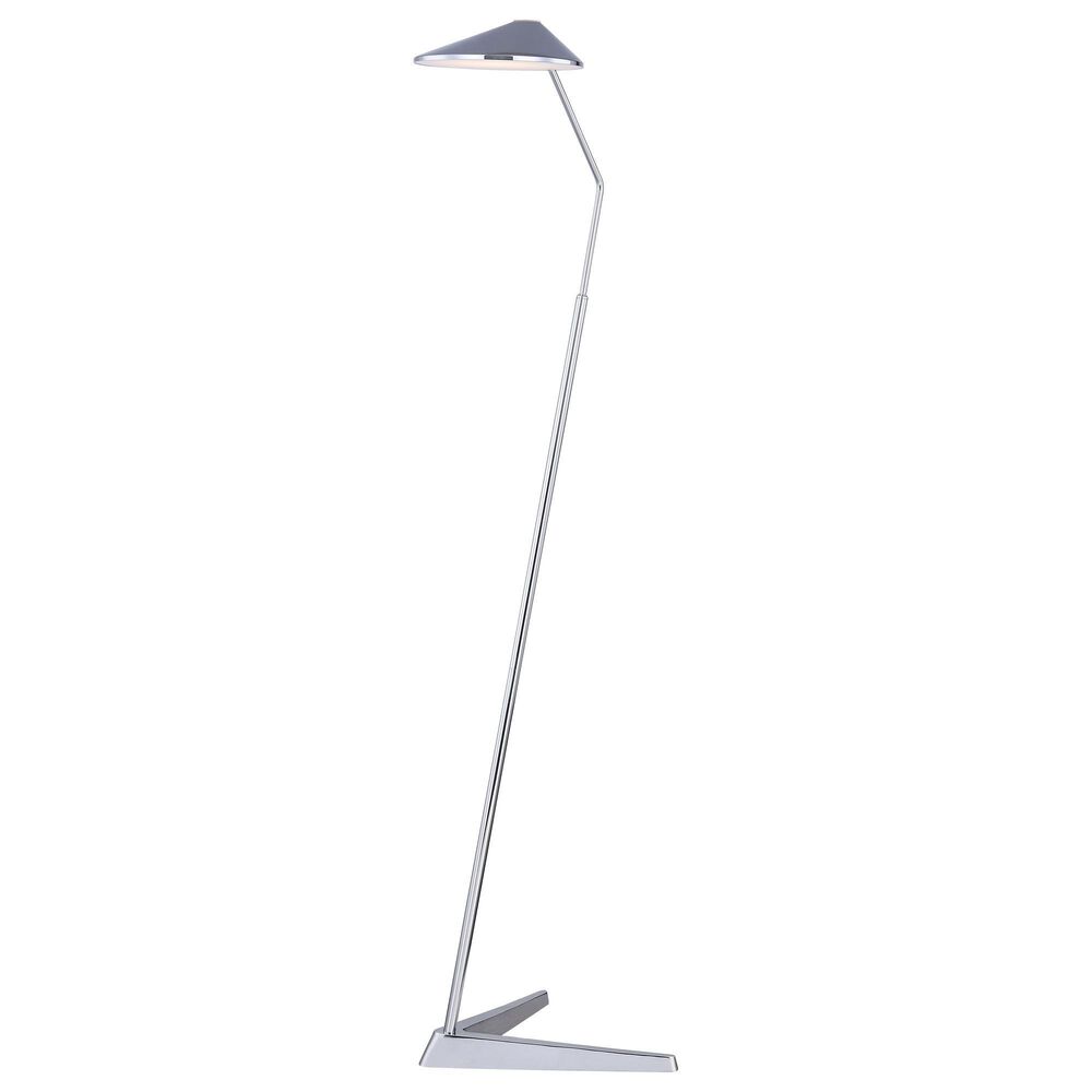 Anthony California 55" Metal Floor Lamp in Chrome, , large
