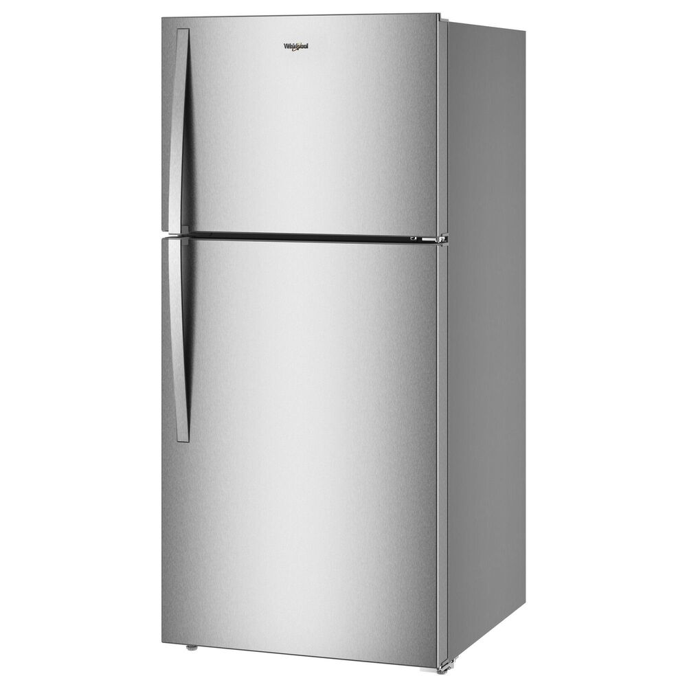 Whirlpool 19 Cu. Ft. Top Freezer Refrigerator with Garage Ready in Fingerprint-Resistant Stainless Steel, , large