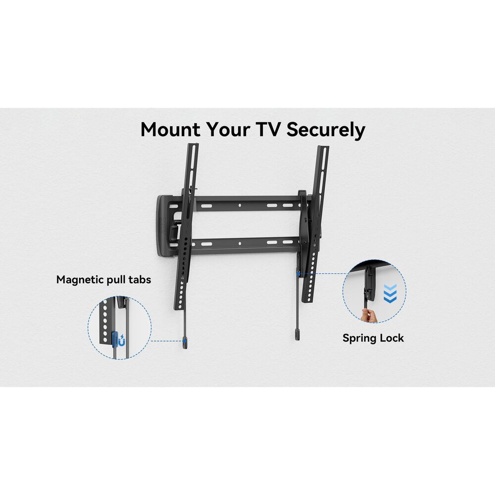 ErgoAV Medium Tilt Mount for 32"- 65" TVs in Black, , large