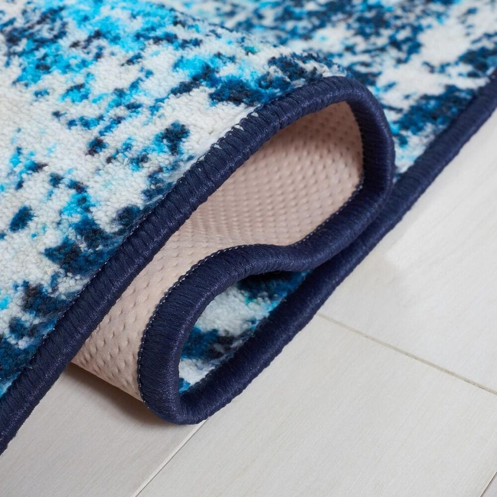 Safavieh Riviera 9&#39; x 12&#39; Navy and Light Blue Area Rug, , large