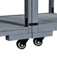 HOMLUX 62.3"" Outdoor Kitchen Island in Gray, , large