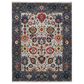 Amer Rugs Antiquity 10" x 14" Sky Blue Denim Area Rug, , large