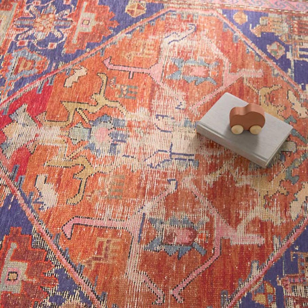 Jaipur Garcia Sancho 5&#39; x 8&#39; Purple Reign and Caramel Area Rug, , large