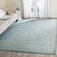 Safavieh Evoke EVK270D 10" x 14" Light Blue and Ivory Area Rug, , large