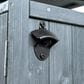 HOMLUX 40.5" Outdoor Kitchen Island with One Drawer in Blue Grey and Stainless Steel, , large